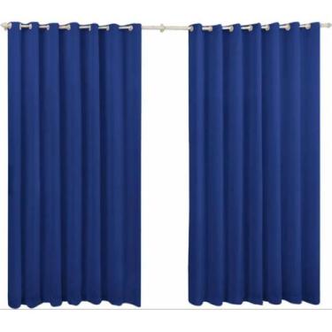 Imagem de Cortina Para Sala Ou Quarto 3,00x2,50 metros Grande Envio Rápido - Cid