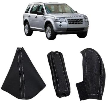 Imagem de Capas Manopla Câmbio Automático e Freio de Mão e Coifa Alavanca do fre