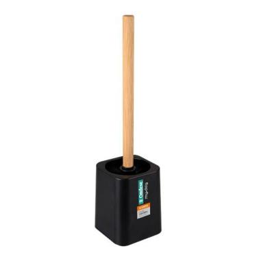 Imagem de Escova Sanitária Plástico Preto Bambu My Day Ordene