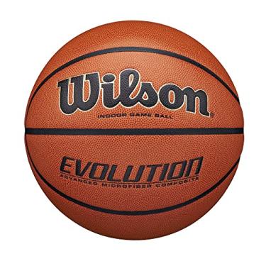 Imagem de WILSON Jogo de basquete Evolution – Bola de jogo, tamanho 7 – 75 cm