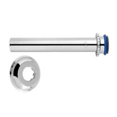 Imagem de  tubo ligação para vaso cromado 290411*  - blukit