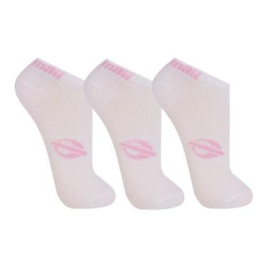 Imagem de Kit Com 3 Pares De Meias Mormaii Cano Curto Esportiva Feminina De Algo