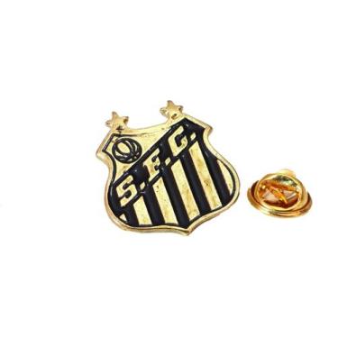 Imagem de Botton/pin Broche Santos Oficial Licenciado - JC Flâmulas e Bandeiras