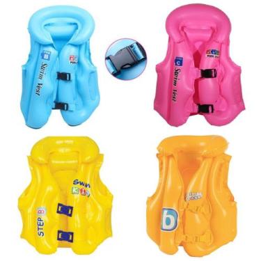 Imagem de Boia Infantil Colete Salva Vidas Inflável Piscina Praia 60cm - GiftUti