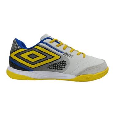 Imagem de Chuteira Masculina Futsal Umbro 1214800 Pro 5 Bump Club, Branco, Amare