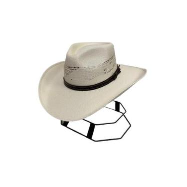 Imagem de Chapéu Country Original Pralana Bangora 5X Branco Aba 10 Carneira Elás