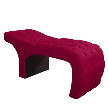 Imagem de Maca Estofada De Estética Facial Cílios Sobrancelha Vermelha - Biselos