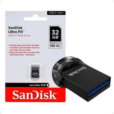 Imagem de Pendrive sandisk ultra fit 32gb