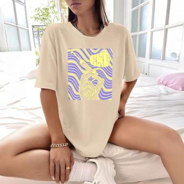 Imagem de Camisa Camiseta Feminina Estampada Enf Vacina 100% Algodão Fio 30.1 Pe