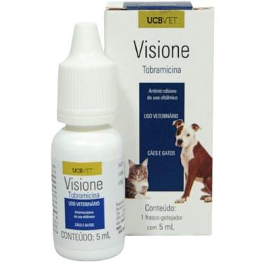 Imagem de Visione Colírio Tobramicina 5ml Para Cães e Gatos ucbvet