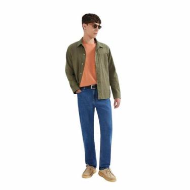 Imagem de Calça jeans hering masculino corte reto tradicional h1wn, H1wn1bsn, Az