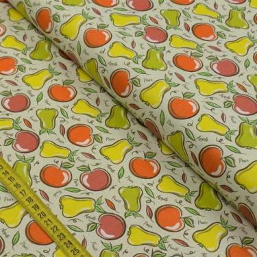 Imagem de Tecido Estampado para Patchwork - Modern Kitchen: Apple Pear (0,50x1,4