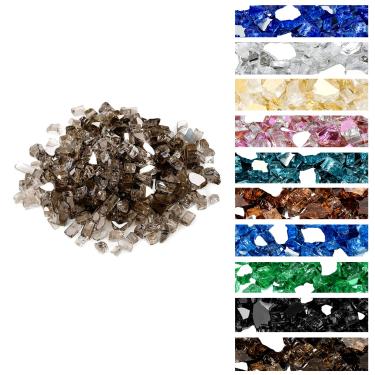 Imagem de Vidro reflexivo de fogo da Onlyfire para lareiras ou fogões de gás naturais ou de propano, conjunto de 3 kg