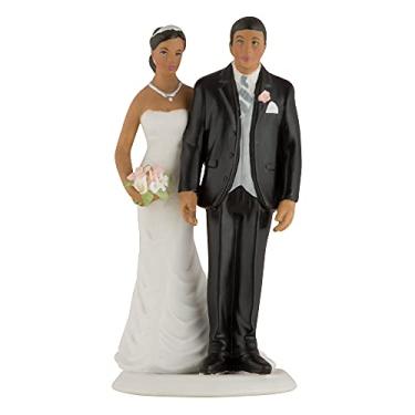 Imagem de Weddingstar Estatueta de casal The Love Pinch Bridal Casal, étnico
