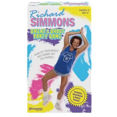 Imagem de Pressman Richard Simmons: Sweat & Shout Party Game - The Show Off Your Moves & Shimmy Off The Pounds Game