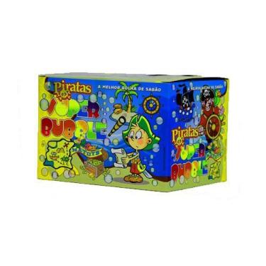 Imagem de Bolha Sabão Super Bubble com Jogo Pirata Cx 12 Unid - Matoys