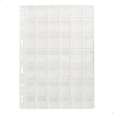Imagem de Kit 10 Folhas para Moedas 28x21 PCCB 42 Bolsos