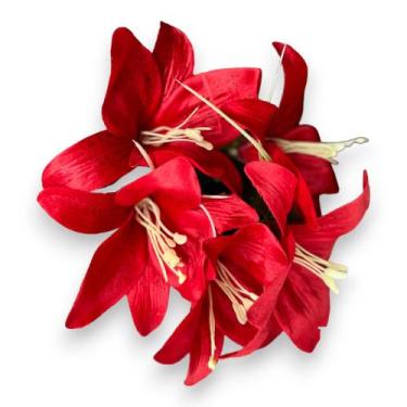 Imagem de Kit De 5 Buquês Cores Novas De Lírio Artificial Com 5 Flores - LM, Ver
