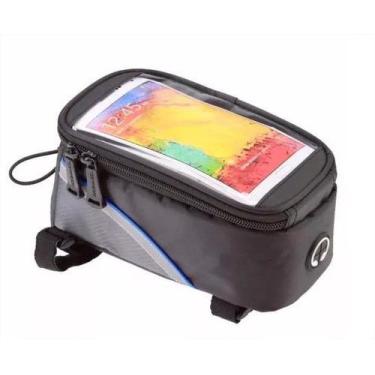 Imagem de Porta Celular Suporte Bolsa Quadro Bike Bicicleta Tamanho P - bolsa bi