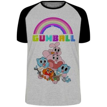 Imagem de Camiseta incrivel mundo gumball Blusa Plus Size extra grande adulto ou