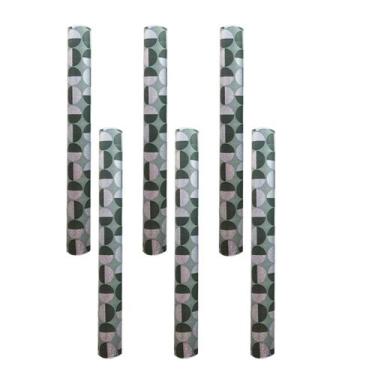 Imagem de 6 Rolos Adesivo Parede Efeito Visual 3D 45cmX5m PVC Vinil - Inter.P