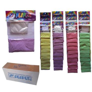 Imagem de Geladinho cremoso fliper CAIXA 20 cartelas revenda atacado