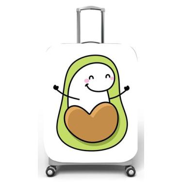 Imagem de Capa para mala de viagem M, medidas max C40x A59 x P27cm Flork Abacate