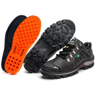 Imagem de Coturno Masculino Bota Adventure Para Trabalho Trilha, Preto, 41