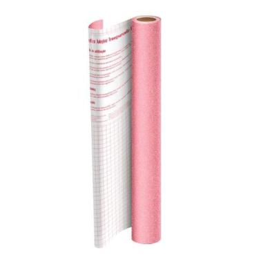 Imagem de Plástico Adesivo DAC Glitter Rosa PP 45cm X 10m 1703RS 28446