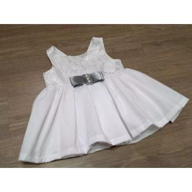 Imagem de Vestido Infantil Peito De Renda Batizado / Festa - AUGUI Noivas, 2-3 M