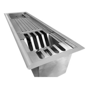 Imagem de Canal Organizador Úmida Inox Escorredor De Louças 60cm - CASINOX, Prat