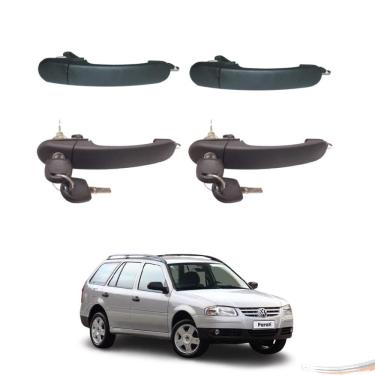 Imagem de Kit 4 Maçanetas Externas Snake Key Gol Parati 99 A 14 4 Ptas - UN / 4 [F103]