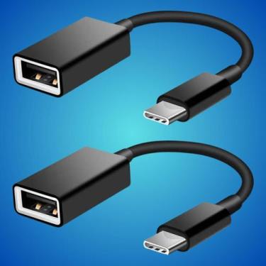 Imagem de Kit Adaptador Tipo C Usb Cabo OTG Conector Conversor - Escolha Seu Kit