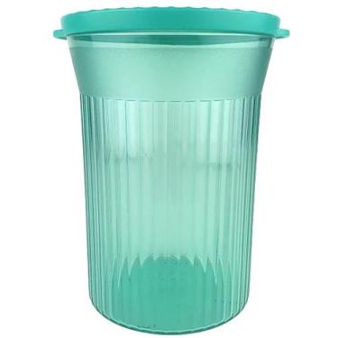 Imagem de Petisqueira 630ml Canelada Mate Redonda Verde Tupperware