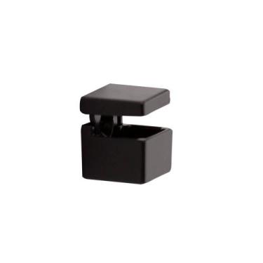 Imagem de Suporte Fenda Flex Quadrada Preta 100 Unidades - GDS