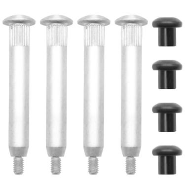 Imagem de LIDSCURA 55395702AE Kit de parafusos de dobradiça de porta de carro, kit de reparo de pino de dobradiça de porta de substituição para Jeep Wrangler JK, substitui 6511744AA