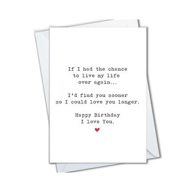 Imagem de The Cardtel Cartão de aniversário romântico para homens e mulheres, cartão doce para namorado namorada, presente de aniversário exclusivo para marido esposa, presentes I Love You Him or Her (Eu te