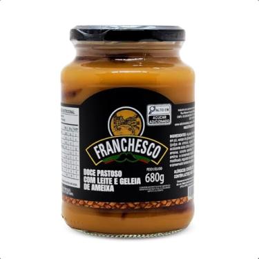 Imagem de Doce de Leite Pastoso com Ameixa Franchesco Pote Vidro, 680g - Cremoso Artesanal