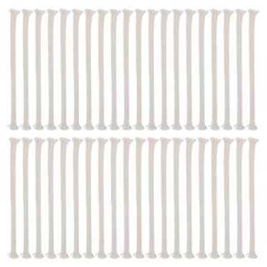 Imagem de SWATOM 1/4" Pavios Redondos de Algodão para Lamparinas A Óleo, 20 Peças para Tochas Tiki, Queimador de Velas A Álcool, Lamparina A Querosene Lampberger, Lanterna A Óleo Dietz(Pavio (Pavio Redondo De A