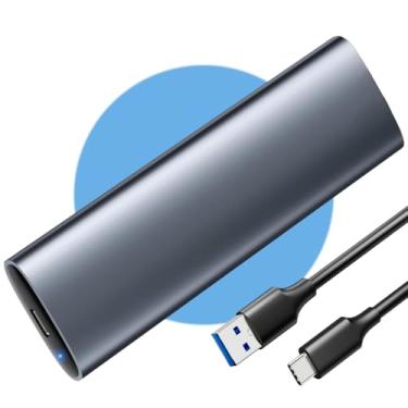 Imagem de Case Externo Para SSD M2 Protocolo Duplo NVME NGFF PCIe 10Gbps USB-C 3.1 Gen2 Para USB M Key/B+M Key Plug And Play Gabinete Adaptador Leitor PCI-E Nvme Suporta Tamanho 2230/2242/2260/2280