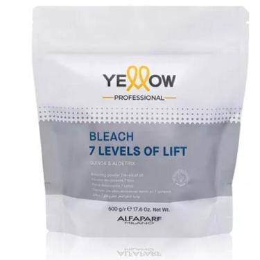 Imagem de Pó Descolorante 7 Tons Yellow 500g Bleach Alfaparf Clareia Até 7 Tons 