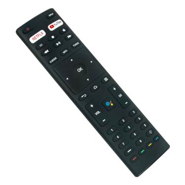 Imagem de Controle remoto de voz de substituição RM-C3329 compatível com Konka JVC Android Smart TV RM-C3359 RM-C3369 RM-C3363 RC-N2409 55Q75A 55U55A 65Q75A 65U55A 75Q75A 75U55A 32H31A 400H33A 4 3U55A 50Q75A