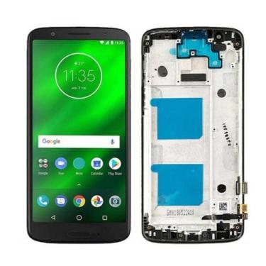 Imagem de Tela Display Lcd Touch Screen Para Moto G6 Preto Com Aro - Inova
