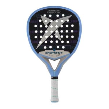 Imagem de Drop Shot Renegade Attack 2024 – Raquete de padel com absorção de choque, ótimo controle e potência – Padel profissional (azul), médio