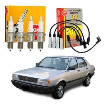 Imagem de Kit Vela Cabo Ngk Voyage G1 1.6 1.8 Ap Gasolina 1991 A 1995