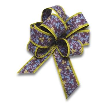 Imagem de Laço Prático Mágico Floral Em Rolo. Rende 15 Laços (3 Rolos) - Fitas R