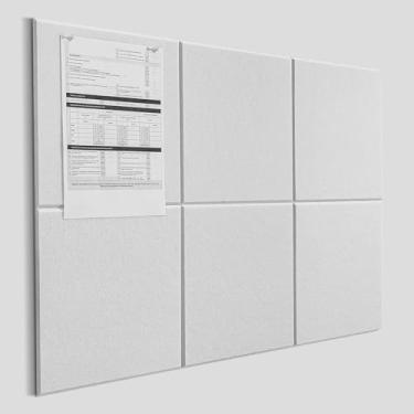 Imagem de OIZUMI Quadro de cortiça alternativo 91 x 61 cm, com 50 PushpinsVision Board e quadro decorativo para pendurar (branco)