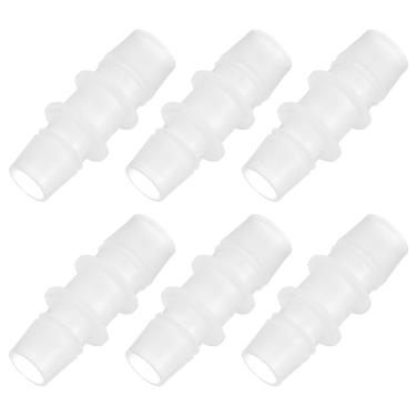 Imagem de PATIKIL 6 peças de acessórios de mangueira de plástico de 1/5.1 cm a 5/22.9 cm, acessórios para tubos redutores, adaptador de tubulação, kit de junta de emenda de união para sistema de ar gás água