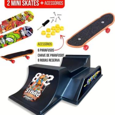 Imagem de Pista Skate com 2 Skates de Dedo Park Street
