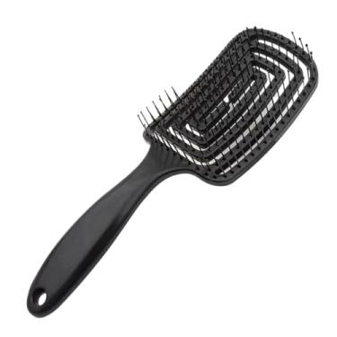 Imagem de Pente de massagem elástica para couro cabeludo, escova de cabelo oca para desembaraçar, pente de cabelo cacheado feminino, secagem rápida, ferramentas de modelagem (05)